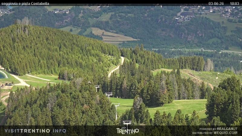 Archived image Webcam Val di Fiemme, Lagorai