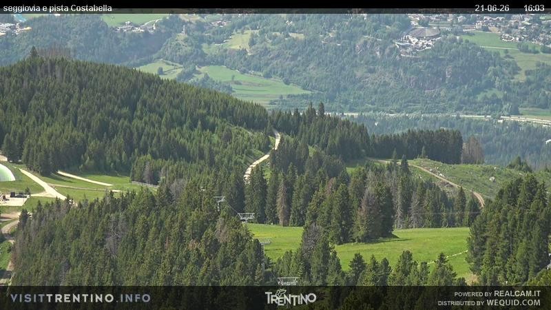 Archiv Foto Webcam Val di Fiemme Lagorai