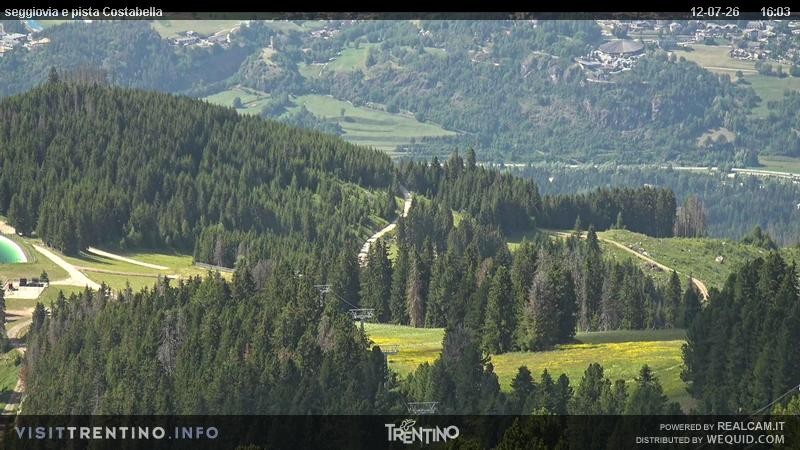 Archived image Webcam Val di Fiemme, Lagorai