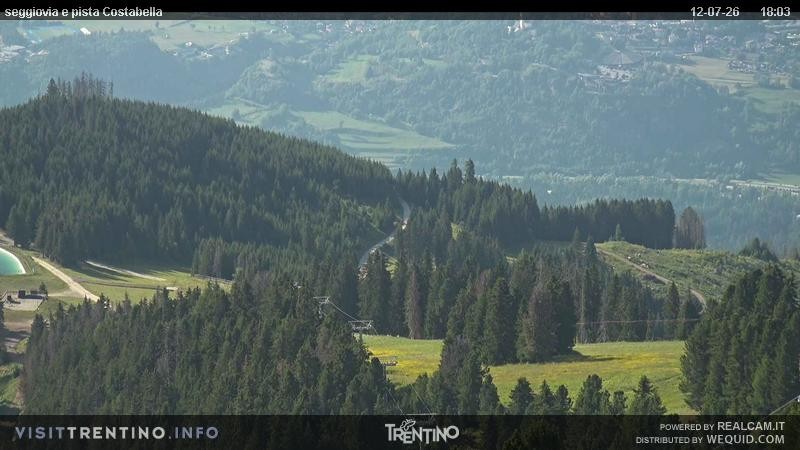 Archived image Webcam Val di Fiemme, Lagorai