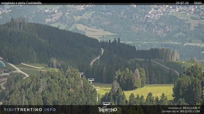 Archived image Webcam Val di Fiemme, Lagorai