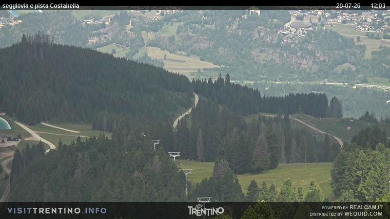 Archived image Webcam Val di Fiemme, Lagorai