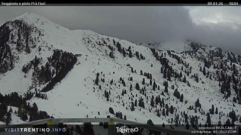 Archiv Foto Webcam Prà Fiorì im Fassatal