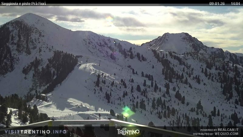 Archiv Foto Webcam Prà Fiorì im Fassatal