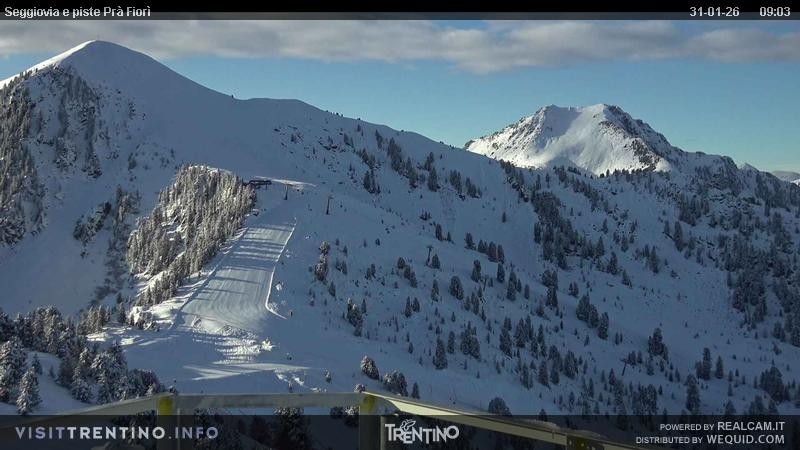 Archiv Foto Webcam Prà Fiorì im Fassatal