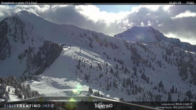 Archiv Foto Webcam Prà Fiorì im Fassatal