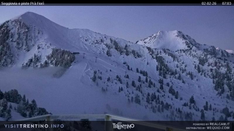 Archiv Foto Webcam Prà Fiorì im Fassatal