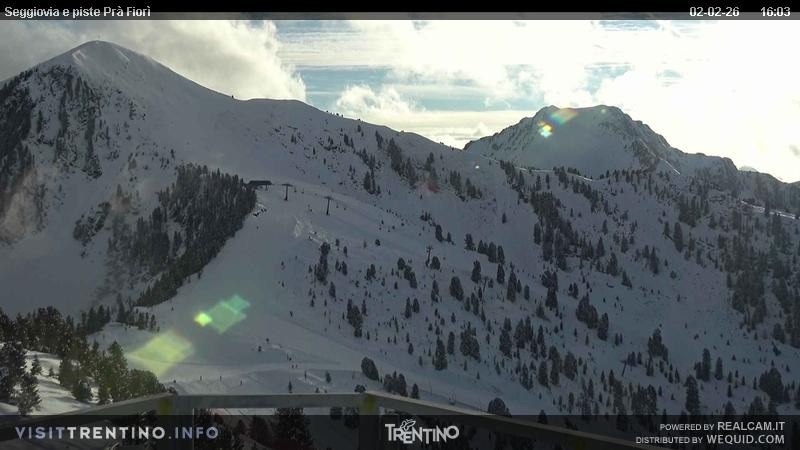 Archived image Webcam Val di Fiemme, Prà Fiorì