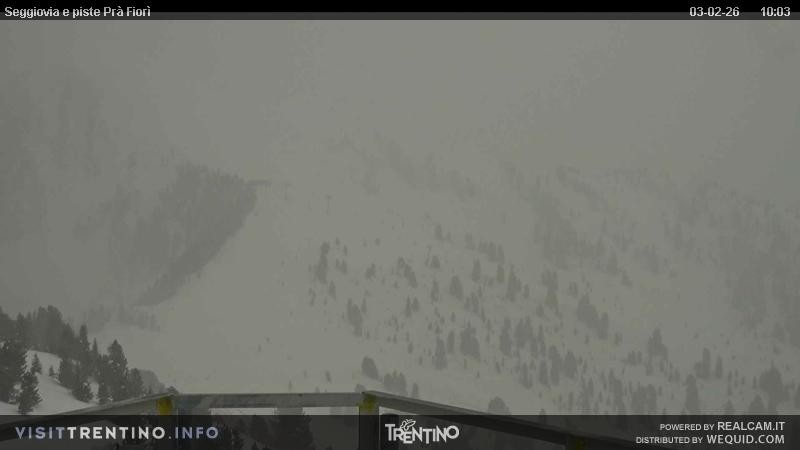 Archiv Foto Webcam Prà Fiorì im Fassatal