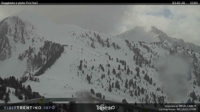 Archiv Foto Webcam Prà Fiorì im Fassatal