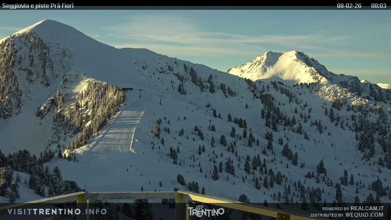Archiv Foto Webcam Prà Fiorì im Fassatal