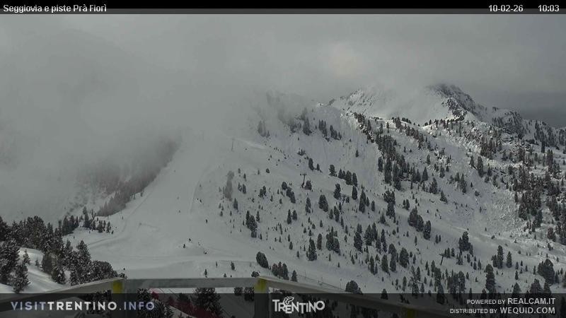 Archiv Foto Webcam Prà Fiorì im Fassatal