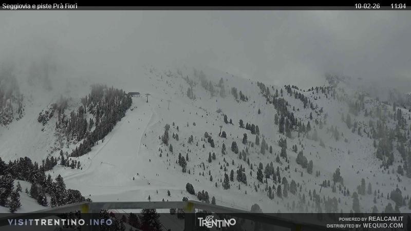 Archiv Foto Webcam Prà Fiorì im Fassatal