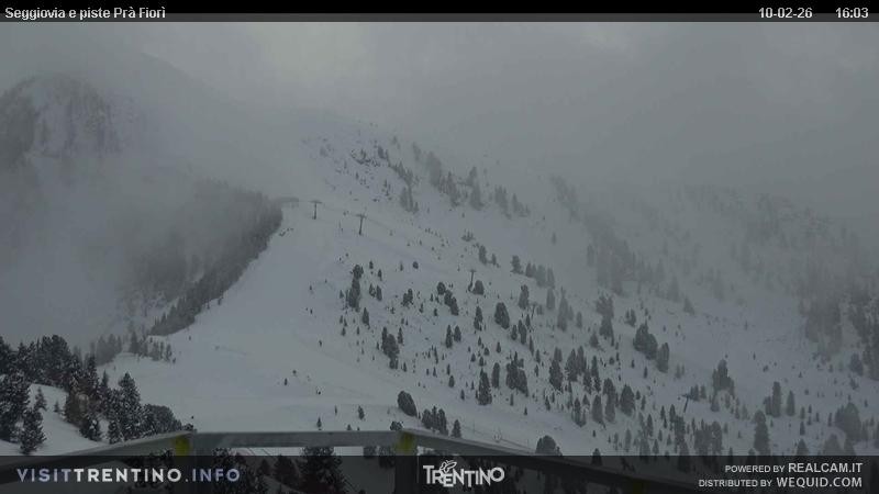 Archiv Foto Webcam Prà Fiorì im Fassatal