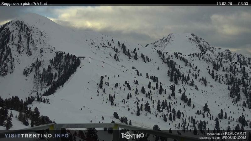 Archiv Foto Webcam Prà Fiorì im Fassatal