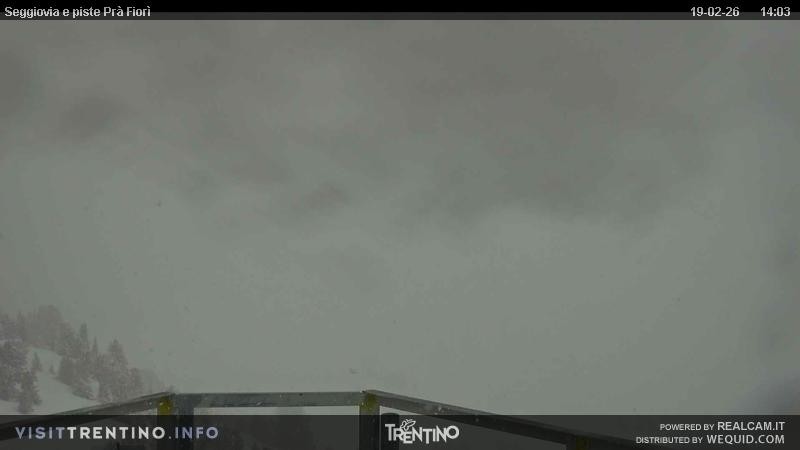 Archiv Foto Webcam Prà Fiorì im Fassatal
