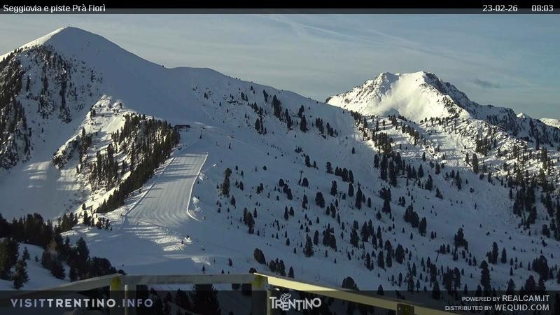 Archiv Foto Webcam Prà Fiorì im Fassatal