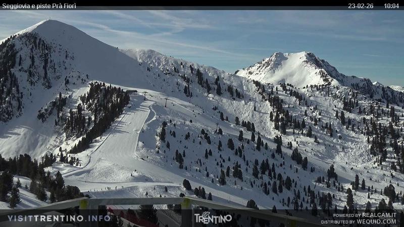 Archiv Foto Webcam Prà Fiorì im Fassatal