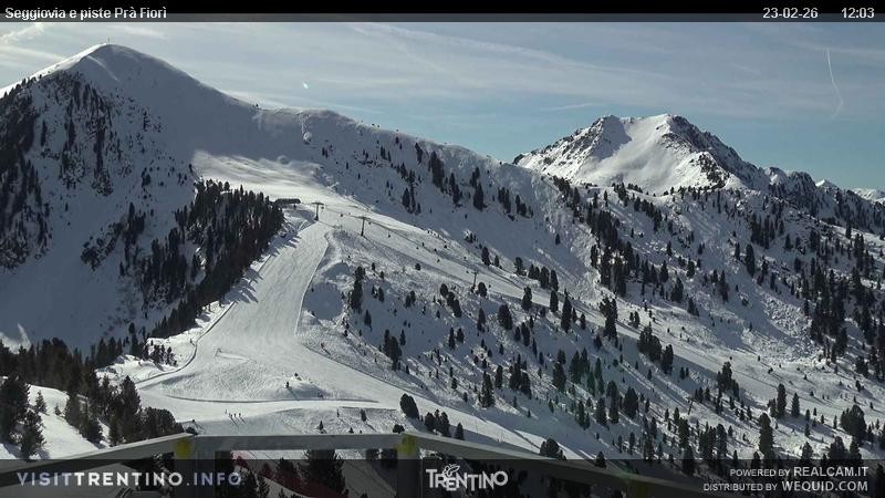 Archiv Foto Webcam Prà Fiorì im Fassatal