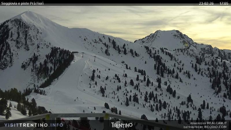 Archiv Foto Webcam Prà Fiorì im Fassatal