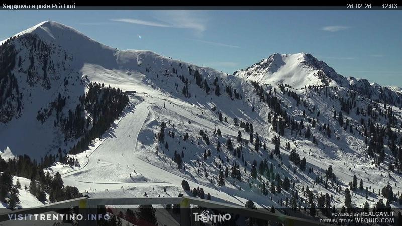 Archiv Foto Webcam Prà Fiorì im Fassatal