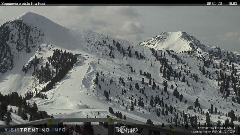 Archiv Foto Webcam Prà Fiorì im Fassatal