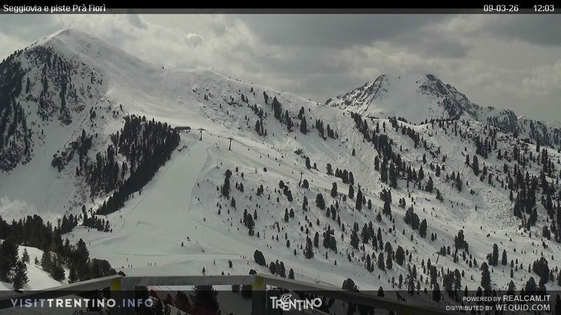 Archiv Foto Webcam Prà Fiorì im Fassatal