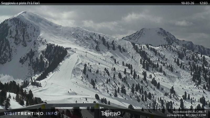 Archiv Foto Webcam Prà Fiorì im Fassatal