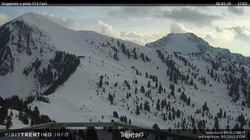 Archiv Foto Webcam Prà Fiorì im Fassatal