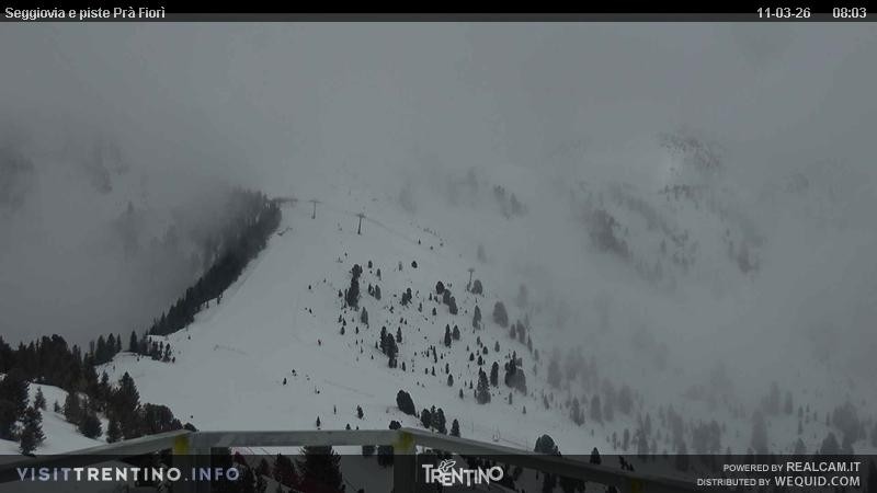 Archiv Foto Webcam Prà Fiorì im Fassatal