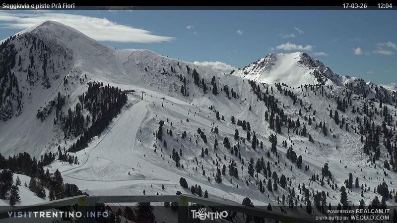 Archiv Foto Webcam Prà Fiorì im Fassatal