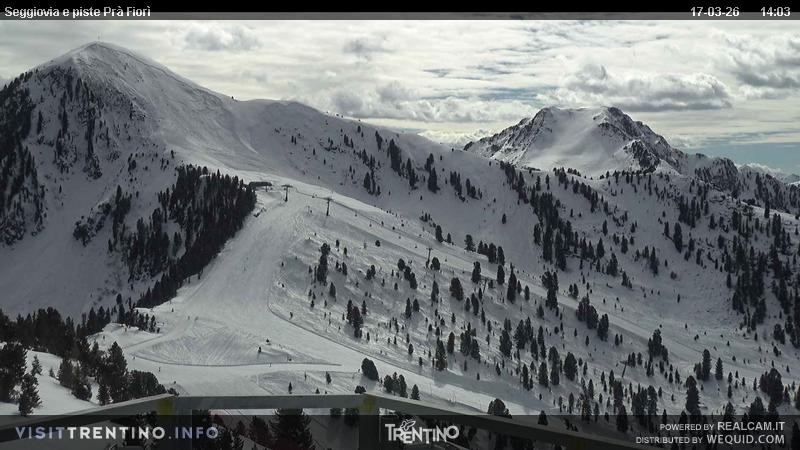 Archiv Foto Webcam Prà Fiorì im Fassatal