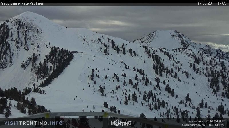 Archiv Foto Webcam Prà Fiorì im Fassatal