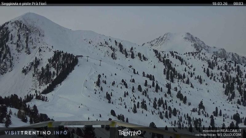 Archiv Foto Webcam Prà Fiorì im Fassatal