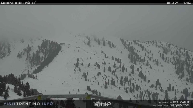 Archiv Foto Webcam Prà Fiorì im Fassatal