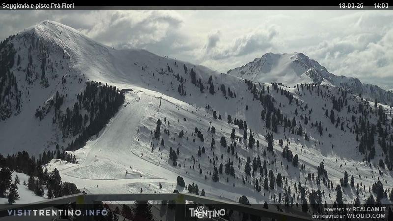 Archiv Foto Webcam Prà Fiorì im Fassatal