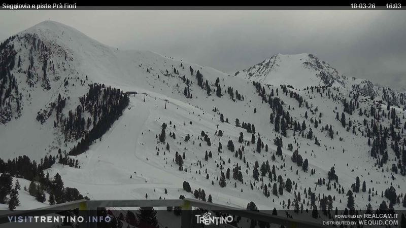 Archiv Foto Webcam Prà Fiorì im Fassatal