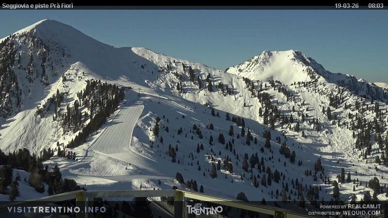 Archiv Foto Webcam Prà Fiorì im Fassatal