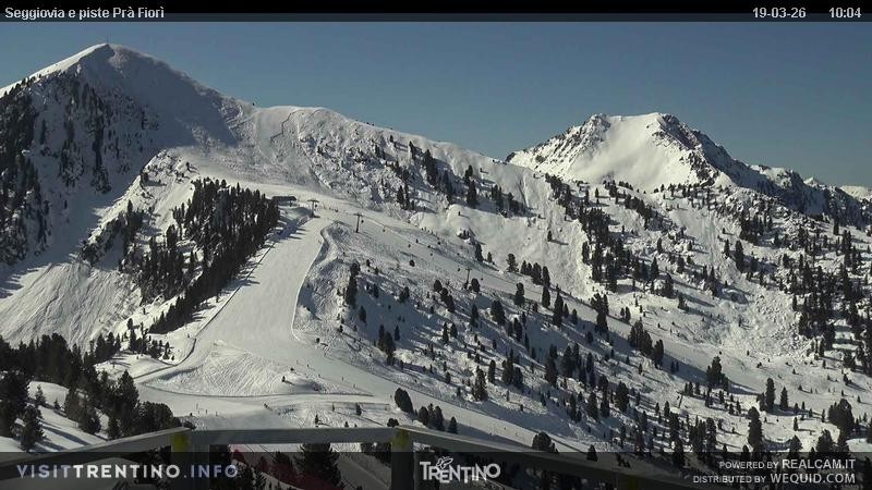 Archiv Foto Webcam Prà Fiorì im Fassatal
