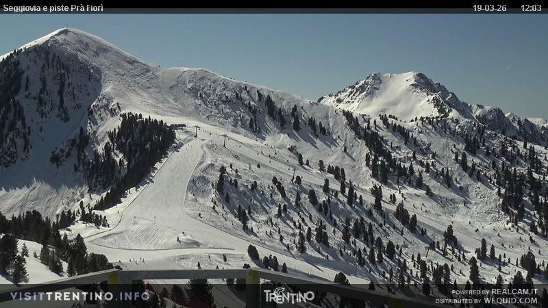Archiv Foto Webcam Prà Fiorì im Fassatal
