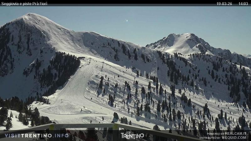 Archiv Foto Webcam Prà Fiorì im Fassatal
