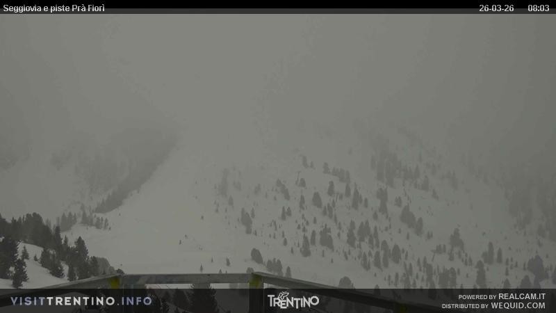 Archiv Foto Webcam Prà Fiorì im Fassatal