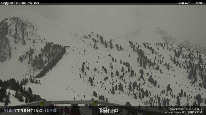 Archiv Foto Webcam Prà Fiorì im Fassatal