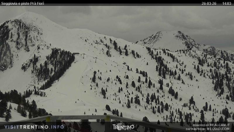 Archiv Foto Webcam Prà Fiorì im Fassatal