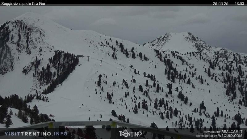 Archiv Foto Webcam Prà Fiorì im Fassatal