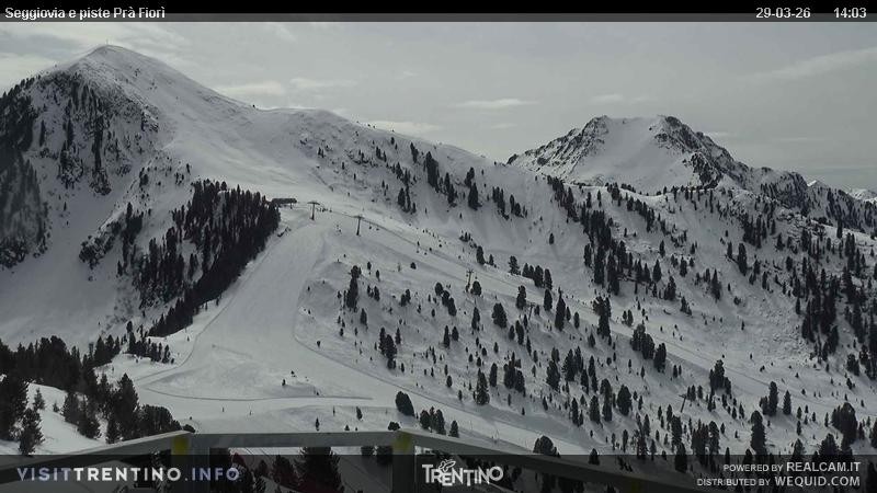 Archiv Foto Webcam Prà Fiorì im Fassatal