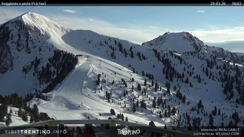 Archiv Foto Webcam Prà Fiorì im Fassatal