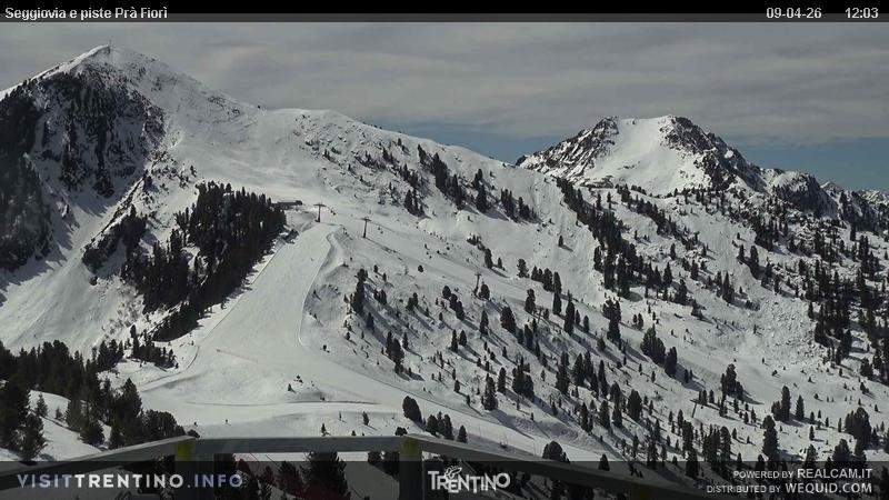 Archiv Foto Webcam Prà Fiorì im Fassatal