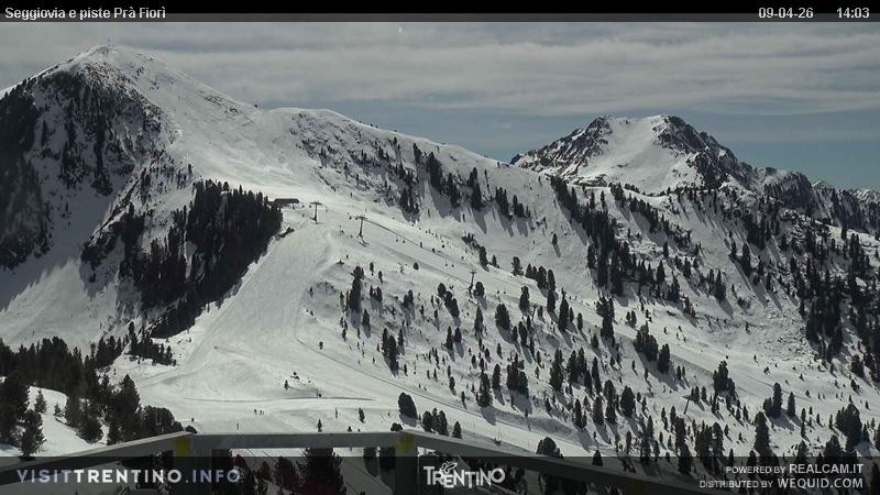 Archiv Foto Webcam Prà Fiorì im Fassatal