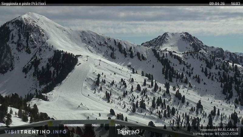 Archiv Foto Webcam Prà Fiorì im Fassatal